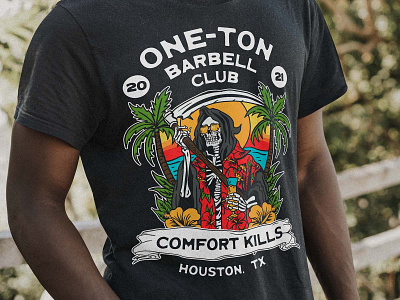 One-Ton Barbell Club Apparel Design