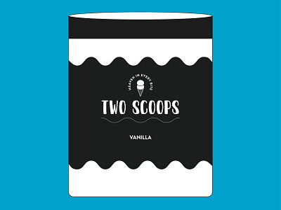 Vanilla Ice Cream Package Design design dribbbleweeklywarmup package design vanilla ice cream