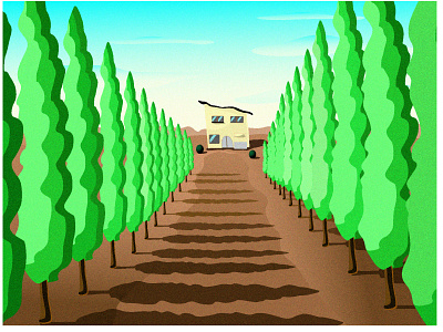 Home art illustration landscape vectorart