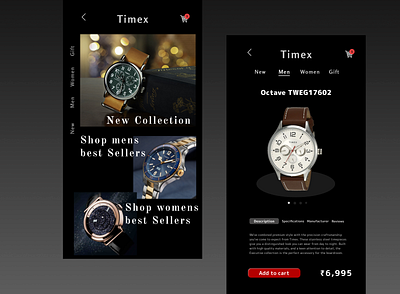 mobile app design of timex brand app design minimal mobile app mobile app design mobile design mobile ui time watches