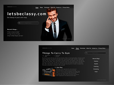 letsbeclassy.com app branding design fashion fashion brand flat fonts minimal recents web web design webdesign website website concept website design