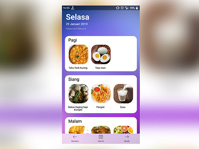 Makan Apa app mobile app design