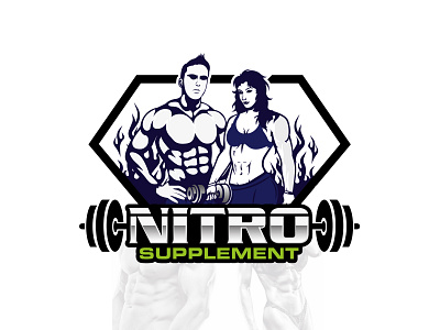 Nitro Supplement Logo Design