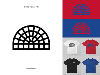 CRYSTAL PALACE F.C. badge brand identity cpfc crest cresttoicon crystal palace epl football graphic design icon identity design logo london palace premier league soccer sports