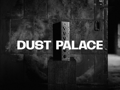 Dust Palace wordmark branding identity logo logotype minimal wordmark
