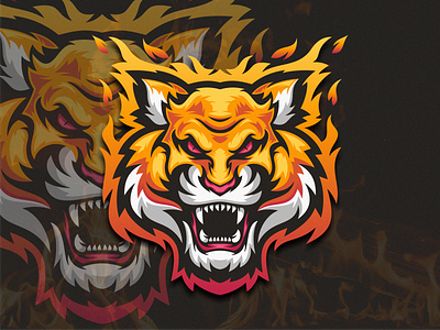 Firetiger angry character esport esports logo fire game games gaming lion logo mascot mascotlogo pubg sport tiger tiger king tiger logo tiger mascot tigers wild