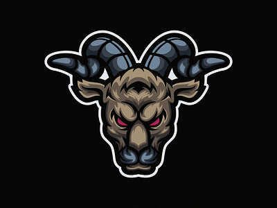 Goat angry bar branding design esport esports logo freefire gaming goat illustration lamb logo mascot mascotlogo mobilelegends pubg sheep sport wild youtube