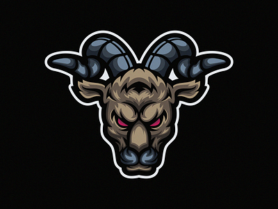 Goat angry bar branding design esport esports logo freefire gaming goat illustration lamb logo mascot mascotlogo mobilelegends pubg sheep sport wild youtube