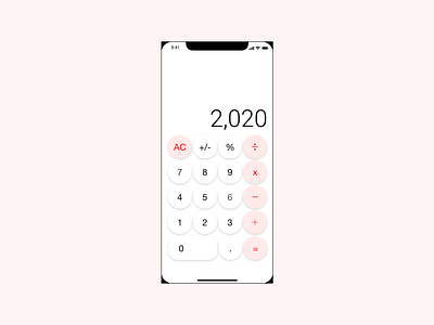 Daily UI Challenge 004 | Calculator dailyui design ui ux