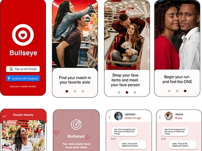 Target Dating App Concept