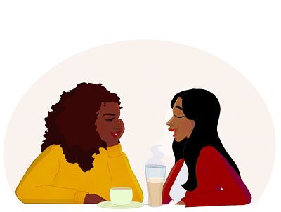 The Art of Talking design ethnic minorities female character female designers female portrait illustration mental health mental health awareness