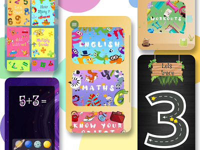 Kids Mobile App UI/UX