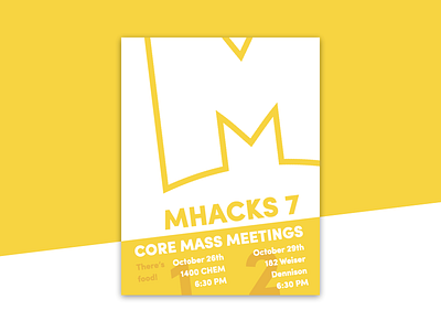 MHacks 7 Core Meeting Posters