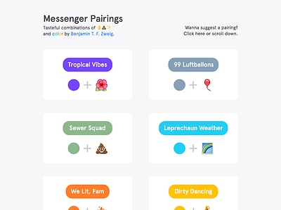 Messenger Pairings