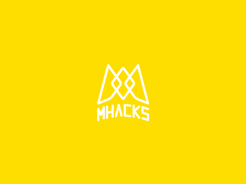 MHacks: Refactor Logotype branding font glitch logotype typography