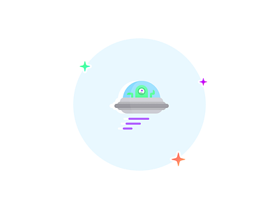 Lil' Alien alien illustration minimal sassy space ufo