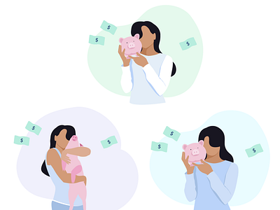 Savings illustration explorations