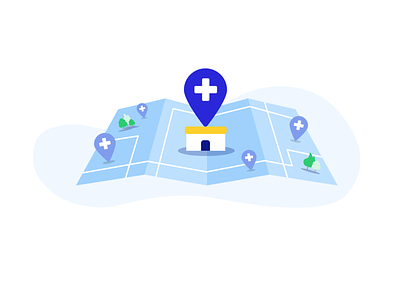Finding health care healthcare illustration