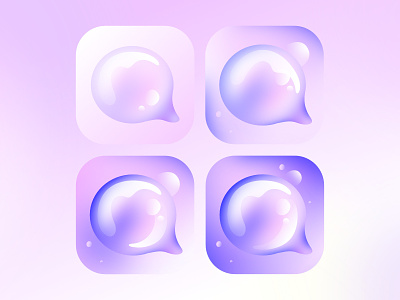 App icon progress (just for fun) app bubble fluid icon icons messenger progress speech vector