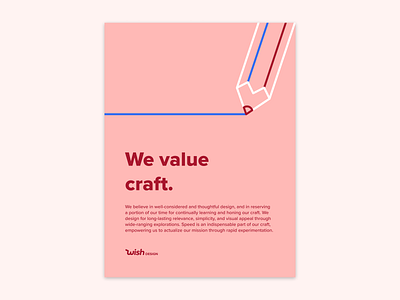 We Value Craft