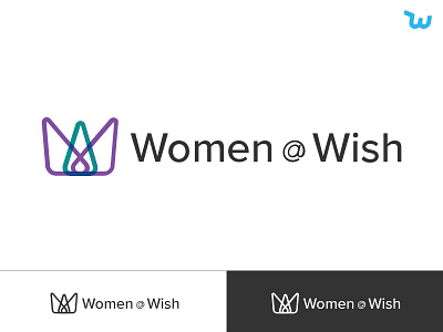 Women@Wish Logo branding design logo values wish wish design women women empowerment