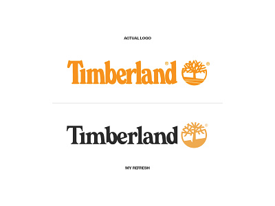 Timberland Rebranding (Before & After) boot branding brands clean colors concept design designer diseñador icon identity identity design instagram logo logos mountains rebranding redesign timberland tree