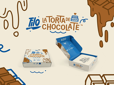 Filo, La torta de chocolate behance beige branding brands brown cake chocolate clean design diseñador identity instagram logo rinconelloinc website