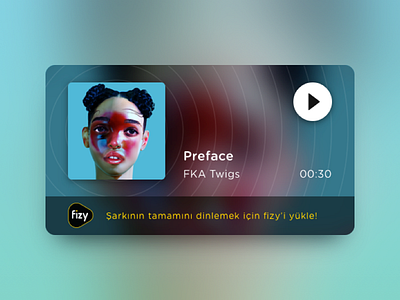 fizy Player Widget