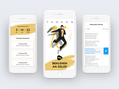 Tarkan Landing Page - fizy