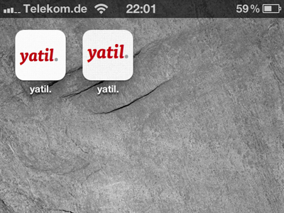 yatil. new icon. ff tisa web icon iphone logo