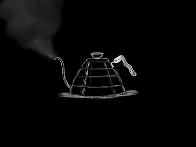 Kettle branding coffee design digital illustration illustration kettle procreate product design