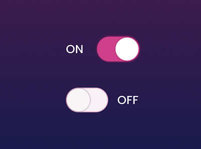 DailyUI #15 Switch design icon ui