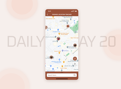 Daily UI day 20 app design ui