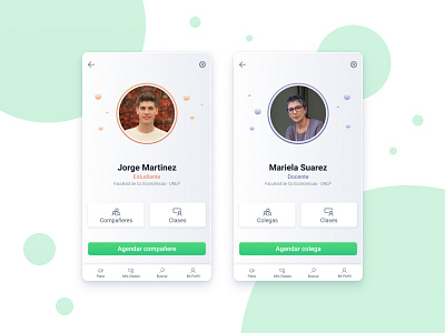 University Social App - Profile android daily ui design figma ui ui ux university unlp