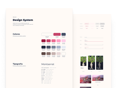 Design System for an artwork site