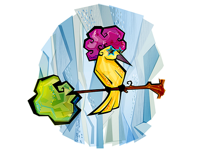 Funky Bird bird funk illustration