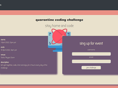 sign up page - daily challenge frontend signup webdesign webdev