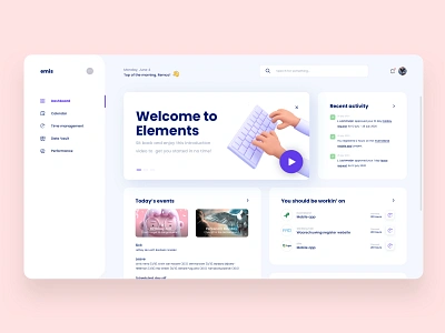 EMIS dashboard app clean concept design illustration minimal ui ux web website