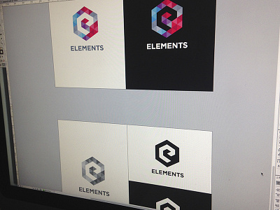 Logo progress branding elements hexagon identity isometric logo mark symbol triangular