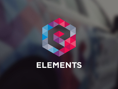 Elements Branding branding corporate design identity isometric logo triangular