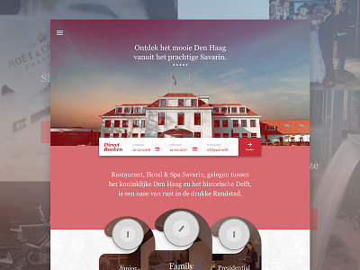 Hotel website concept clean concept fullscreen homepage hotel modern responsive travel ui ux web design website