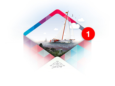 Sailing invitation boat graphic illustration invitation message photoshop sailing
