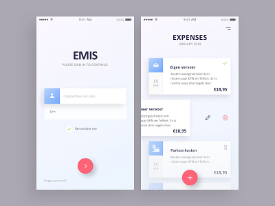 (WIP) Mobile app android app declarations expenses ios mobile ui ux wip