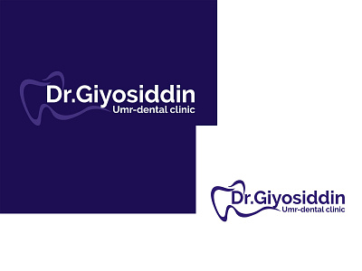Dr. Giyosiddin logo branding dental design doctor illustration logo medical
