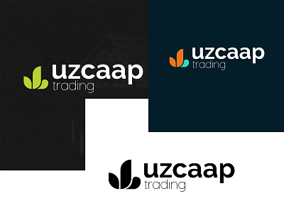 UZCAAP TRADING (LOGO DESIGN) branding design graphic design illustration logo trading uzcaap vector
