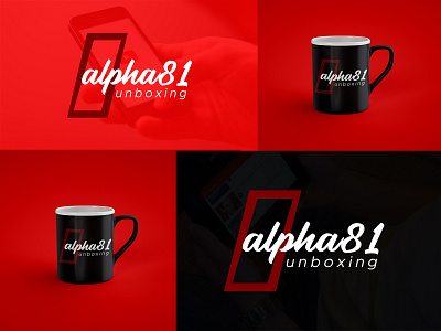 Alpha81 Unboxing (Logo Design) 81 alpha branding design graphic design illustration logo unboxing vector