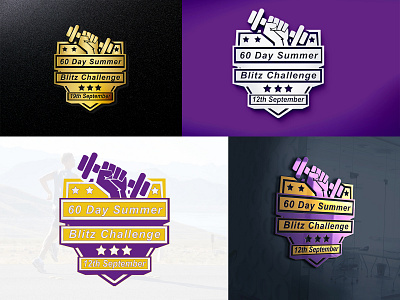 60 Day Summer (Logo Design) bootcamp branding design fitness graphic design illustration logo mockup summer vector