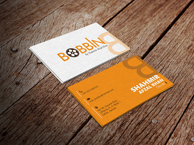 Bobbin (Business Card Design) bobbin branding business card design fashion graphic design stationary vector