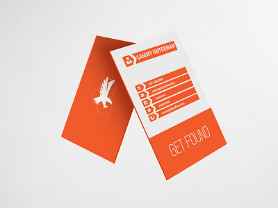 GET FOUND (BUSINESS CARD DESIGN) branding businesscard design getfound graphic design stationary