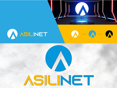 Aillinet (Logo Design) design graphic design illustration logo ui vector website